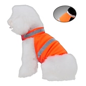 abordables imperméable-Chien Chat Imperméable Une veste imperméable Mode Occasionnel Hiver Réfléchissant Réglable Imperméable Respirant Doux Noël Extérieur Décontracté Quotidien Vêtements pour Chiens for Bichon Frisé Spitz