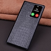 Χαμηλού Κόστους Samsung Θήκη-Θήκη τηλεφώνου για Samsung Galaxy S23 Ultra S22 Ultra αναδιπλούμενη θήκη αυτόματης αναγνώρισης ύπνου μαγνητική θερμή γνήσιο δέρμα