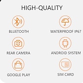 abordables Montres connectées-DS9 Montre intelligente 1.96 pouce Smartwatch Montre Connectée 4G Podomètre Moniteur de Fréquence Cardiaque Calendrier Compatible avec Invalide Femme Hommes Mode Mains-Libres Rappel de Message Suivi