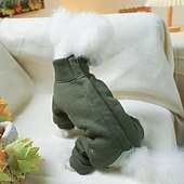 cheap Jumpsuits-Dog Cat Jumpsuit Fashion Party Winter Warm Breathable Soft Washable Comfortable Christmas Halloween Outdoor Casual Daily Dog Clothing for Bichon Frise Pomeranian Baby Pet Papillon Small