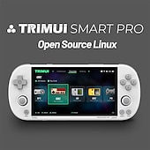 cheap Game Consoles-TRIMUI Smart Pro Portable Retro Handheld Game Console 4.96&quot; IPS HD Screen 10000+ Games Double Joystick 26+ Simulators Kids Gift, Christmas Birthday Party Gifts for Friends