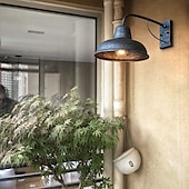 Недорогие наружные настенные светильники-Внешние настенные светильники На открытом воздухе Металл настенный светильник 110-120Вольт 220-240Вольт 6 W