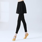 お買い得  練習用の服-アクティブウェア パンツ ピュアカラー スプライシング 女性用 性能 訓練 ハイウエスト ポリエステル