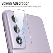 Χαμηλού Κόστους Samsung Προστατευτικά Οθόνης-3 τμχ Προστατευτικό φακού κάμερας Για Samsung Galaxy S24 Ultra Plus S23 S22 S21 S20 Ultra Plus FE A72 A52 A42 A32 A22 A12 A02 S25 Ultra Σκληρυμένο Γυαλί Επίπεδο σκληρότητας 9H Υψηλή Ανάλυση (HD