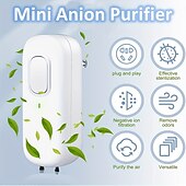cheap Humidifiers &amp; Dehumidifiers-Mini Air Purifier For Home Plug-in Negative Ion Generator Air Purifier No Filter Portable Household Odor Eliminator Cleaner For Home/Bedrooms/Toilets/Living Room/Hotel/Office