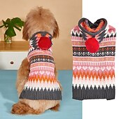ieftine Pulovere-Câini Pisici Pulovere Jumper Petrecere Casual Iarnă Respirabil Απαλό Lavabil Comfortabil Crăciun În aer liber Casul / Zilnic Îmbrăcăminte pentru câini for Bichon Frise Pomeran un Animalut Fluture