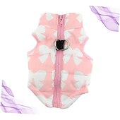 preiswerte Mäntel-Hund Katze Mäntel Jacke Süßer Stil Lässig Winter Warm Atmungsaktiv Weich Waschbar Bequem Outdoor Alltagstauglich Hundebekleidung for Bichon Frise Zwergspitz Baby Haustier Papillon Klein