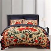 cheap Duvet Cover Sets-Duvet Cover Set Medieval Quilt Art The Tree of Life Pattern  Duvet Cover Set Soft 3-Piece Luxury Cotton Bedding Set Home Decor Gift
