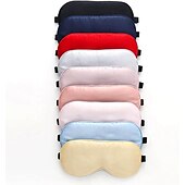 baratos Acessórios de cama-Máscara de olho de seda pura natural 100% real com alça ajustável para dormir, cobertura de sombra de sono de seda amoreira dupla face, bloqueia a luz e reduz os olhos inchados