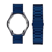 cheap Samsung Watch Bands-Watch Band for Samsung Galaxy Watch 6 5 4 40/44mm Watch 6 Classic 43/47mm Watch 5 Pro 45mm Watch 4 Classic 42/46mm 3 41mm Stainless Steel Replacement  Strap with Case Sport Band Wristband
