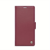 Недорогие Чехлы для Samsung-Чехол для телефона для Samsung Galaxy S23 S22 S21 S20 Ultra Plus FE A54 A34 A14 A73 A53 A33 A23 A13 A72 A52 A32 A22 A12 Кошелек Магнитный Полноразмерный защитный подставка PU-кожа