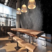 voordelige Behang-3d muurschildering behang zonnestelsel galaxy planet muursticker die print peel en stick verwijderbare pvc/vinyl materiaal zelfklevend/lijm vereist muur decor muurschildering voor woonkamer slaapkamer