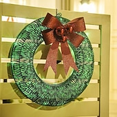 abordables 123496-Guirlande de Noël de 20 pouces avec guirlande d&#039;arc lumineux en fer léger éclairage LED décoration de scène de lumière blanche chaude 30/40/50 cm alimenté par batterie aa
