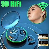 abordables Écouteurs Bluetooth sans fil-Écouteurs stéréo sans fil pour le sommeil Mini écouteurs intra-auriculaires à réduction de bruit Écouteurs à conduction osseuse Bluetooth avec boîtier de charge