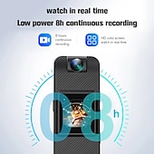 cheap Indoor IP Network Cameras-1080P Full HD Mini Camera Infrared Night Vision with LED Screen Small Bodycam Smart Security Sports DV Camcorder Car DV