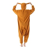 levne Zvířecí kostým-Karnevalový kostým 2026 Pyžamo Kigurumi Fancy kostým Noční přádlo Zvířecí Klokan Animák Teplé Legrační kostým Pohodlný Dospělé Unisex Dámy a pánové Vánoce předvečer Všech svatých Karneval Párty Výkon