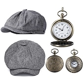 abordables Costumes pour hommes des années 1920-Années Folles Années 1920 Rétro Vintage Tenues Veste Gatsby le Magnifique Gentleman Déguisement Homme Halloween Carnaval Nouvel An Carnaval Fête / Soirée Mascarade Adulte Cravate Gilet Plus