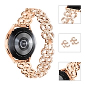 cheap Samsung Watch Bands-Watch Band for Samsung Galaxy Watch 7/6/5/4 40/44mm, Galaxy Watch 5 Pro 45mm, Galaxy Watch 4/6 Classic 42/46/43/47mm, Watch 3, Active 2, Gear S2 Stainless Steel Replacement  Strap Glitter Crystal