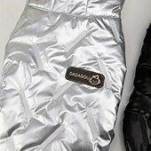 baratos Casacos-Cachorros Gatos Casacos Jaqueta Moda Casual Inverno Prova-de-Água Quente Respirável Macio Lavável Ao ar livre Casual / Diário Roupas para cães for Bichon Frise Pomerânia Animais de Pequeno Porte