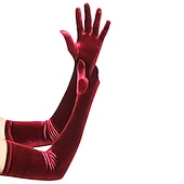 preiswerte Zubehör und mehr-Elegant Retro Vintage 1950er Lange Handschuhe Der große Gatsby Hochzeitsgast Damen Neujahr Hochzeit Hochzeitsgast Party / Abend Erwachsene Handschuhe