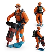 ieftine Jucării de Construit-desktop simulat sandbox scenă personaje decorațiuni fermieri reparatori crescători veterinari multiple seturi și figurine profesionale