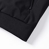 cheap Men&#039;s Jackets &amp; Coats-Men&#039;s Lightweight Jacket Summer Jacket Bomber Jacket Windbreaker Outdoor Vacation Warm Fall Winter Plain Fashion Streetwear Stand Collar Regular Black Gray Jacket