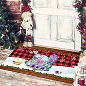 preiswerte Weihnachtsbad-Weihnachts-Bodenmatte, Tür-Bodenmatte, Weihnachtsmann, Schneemann, Veranda, Balkon, rutschfester, saugfähiger Teppich, Urlaubsdekoration, bedruckte Fußmatte, Urlaubsdekoration