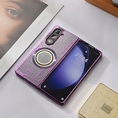 cheap Samsung Cases-Phone Case For Samsung Galaxy Z Fold 6 Z Fold 5 Z Fold 4 Z Fold 3 Back Cover With Magsafe Support Wireless Charging Shockproof TPU Plating