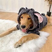 abordables Costume d&amp;#39;Halloween pour animaux de compagnie-Chien Chat Costume Sweat à capuche avec poche pour animaux de compagnie Mode Marrant Hiver Respirable Doux Lavable Confortable Extérieur Casual Quotidien Bichon Frisé Loulou de Poméranie Bébé Animal