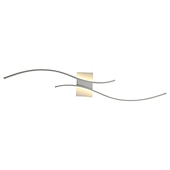 baratos Iluminação de Parede LED-operação de controle remoto de luz de parede de arco moderno, regulável 2700-5000k, 15w, ideal para sala de estar e decoração de quarto 110-240v