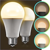 economico Lampadine LED a sfera-lampadina a led lampadina a led a 3 vie 120w equivalente luminosità a 3 livelli lampadina a19 luce calda 3000k bianco 6000k e27 e26 base lampada a led lampada da terra lampada da tavolo lampada a