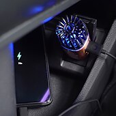 お買い得  車用消臭・芳香剤-車の空気清浄機 560 万イオナイザー強力な車の芳香剤清浄機酸素バー 12v 2.1a デュアル USB 充電器車のイオンオゾン空気清浄機