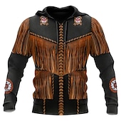 abordables Sudaderas con capucha para hombre-Wishine sudaderas con capucha unisex impresión digital 3d película de terror payaso sudadera pulóver top negro xl tops de calavera