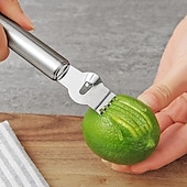 cheap Fruit &amp; Vegetable Tools-1pc Lemon Zester Grater Stainless Steel Peeler Kitchen Stuff Kitchen Accessories Kitchen Gadgets
