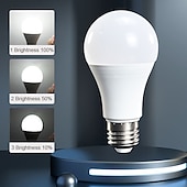 economico Lampadine LED a sfera-lampadina a led lampadina a led a 3 vie 120w equivalente luminosità a 3 livelli lampadina a19 luce calda 3000k bianco 6000k e27 e26 base lampada a led lampada da terra lampada da tavolo lampada a