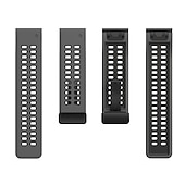 baratos Relógios Garmin-Pulseiras de Relógio para Garmin Fenix 7 7X 6 6X Pro Epix Pro 47mm 51mm Instinct 2X Approach S70 47mm S62 S60 Forerunner 955 945 Epix Marq Descent Quatix 22mm 26mm Silicone Substituição Alça