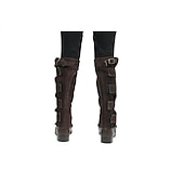 Недорогие Обувь-Ретро Средневековый Эпоха возрождения Гетры Бахилы Воин Викинг Крестоносец Эльфийский Маскарадный костюм Муж. Пираты Хэллоуин Карнавал Маскарад РИЖД Взрослые Гамаши Все сезоны