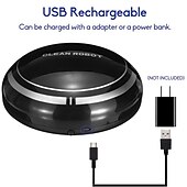 abordables Aspirateurs-Robot de balayage d&#039;aspiration de robot intelligent rechargeable automatique noir
