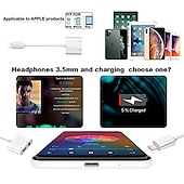 olcso Mobiltelefon-kábelek-1 csomag ASLING Villámkábel 20W USB hosszabbító kábel 6 A Gyorstöltés 2 az 1-ben Kompatibilitás iPhone Mobiltelefon tartozék