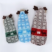 お買い得  ペットのコスチューム-犬用 猫用 セーター クリスマス･コスチューム ジャンパー クリスマス衣装 ファッション パーティー 冬 高通気性 ソフト 洗濯可 快適 クリスマス クリスマス アウトドア カジュアル／普段着 ビジョンフリーゼ ポメラニアン 赤ちゃんサイズ パピヨン Small
