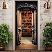 billige Dørdeksler-bibliotek dørdeksler dør tapesty dør gardin dekorasjon bakteppe dør banner for inngangsdør gårdshus ferie fest dekor forsyninger