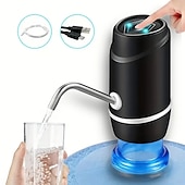 abordables Électroménager-Pompe à bouteille d&#039;eau 1 pièce, pompe à bouteille d&#039;eau électrique, pompe à eau potable automatique rechargeable par USB pour bouteilles universelles de 3 à 5 gallons, distributeur d&#039;eau de camping portable