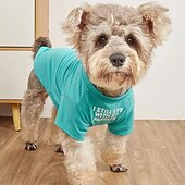 tanie Kamizelka chłodząca i koszula-Psy Koty T-shirt Moda Codzienny Zima Oddychający Miękka Zmywalny Wygodny Na zewnątrz Codzienne Ubranka dla psów for Bichon frise Szpic miniaturowy szczeniaków i młodych kotów Motyl Small
