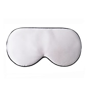 abordables Accesorios de ropa de cama-Antifaz de seda pura natural 100% real con correa ajustable para dormir, cubierta de seda de morera de doble cara para dormir, bloquea la luz y reduce los ojos hinchados.