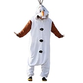 abordables Disfraces de mono-Niños Adulto Animal Vestimenta Nocturna Disfraz de mono Disfraz de carnaval Muñeco de Nieve Pijamas de una pieza Pijamas Kigurumi Disfraz divertido por Hombre y mujer Niños y niñas Navidad Carnaval