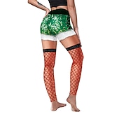 preiswerte Weihnachtskostüme für Erwachsene-Weihnachtsmann Leggins Jogginghosen Damen Weihnachten Heiligabend Weihnachten Erwachsene Weihnachten Silvester Hosen