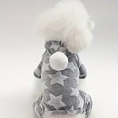 baratos Pijamas-Cachorros Gatos Pijamas Estilo bonito Casual Inverno Respirável Macio Lavável Confortável Ao ar livre Casual / Diário Roupas para cães for Bichon Frise Pomerânia Animais de Pequeno Porte Borboleta