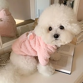 billige Hettegensere-Hunder Katter Hettegensere søt stil Fritid Vinter Pustende Myk Vaskbar Bekvem utendørs Fritid / hverdag Hundeklær for Bichon Frisé Pommeran ungt kjæledyr Sommerfugl Small