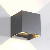 economico applique da esterno-applique da parete per esterni a led angolo del fascio regolabile 10w su e giù luce applique da parete per esterni impermeabile a led grigio lampada da parete nera led ip65 impermeabile 1050lm