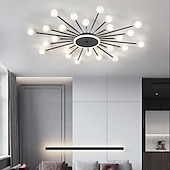 billige Taklamper-moderne semi-innfelte taklamper 18 hode 24 hode 36 hode taklamper glass globe g4 base led lysekrone egnet for kjøkken stue spisestue soverom korridor ac110 ac220v